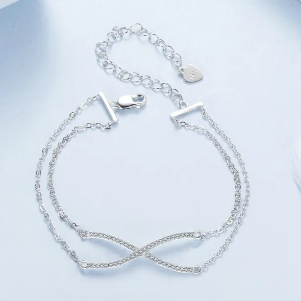 Yun Original Fashion Line Cross X Bracelet Bsb194 - Shop at LoveMi