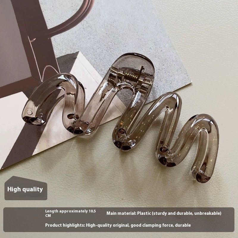 Niche Curve Barrettes Female Back Head South Korea 3