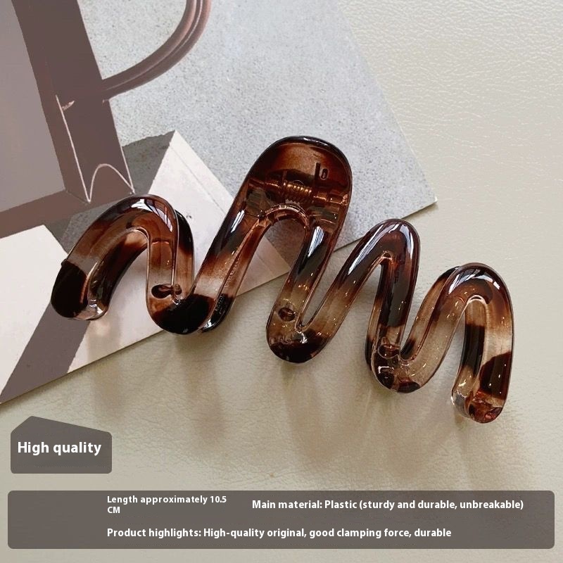 Niche Curve Barrettes Female Back Head South Korea 4