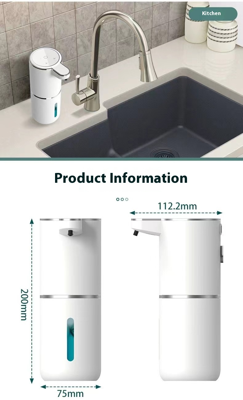 Smart Inductive Soap Dispenser Desktop Foam Electric Bubbler