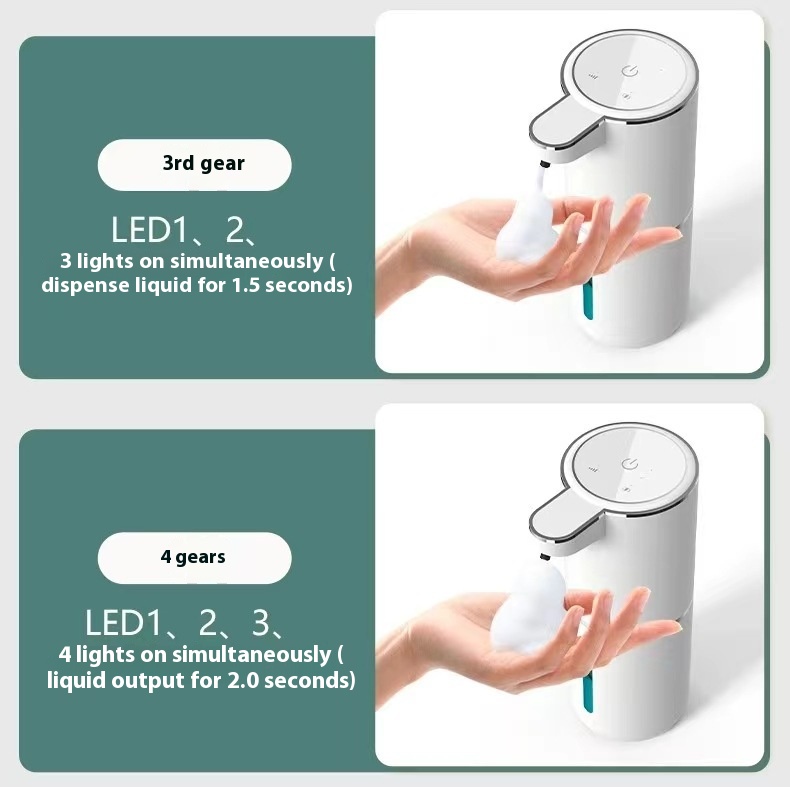 Smart Inductive Soap Dispenser Desktop Foam Electric Bubbler