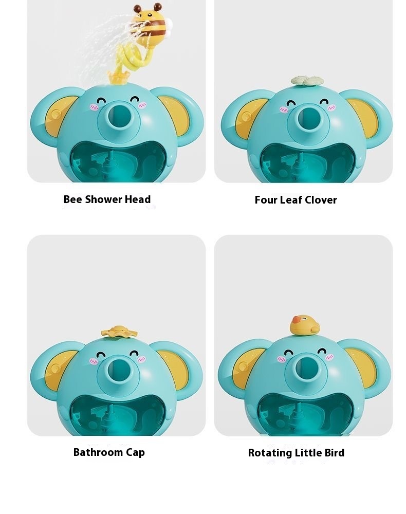 Electric Elephant Shower Bubble Machine Bath Toys