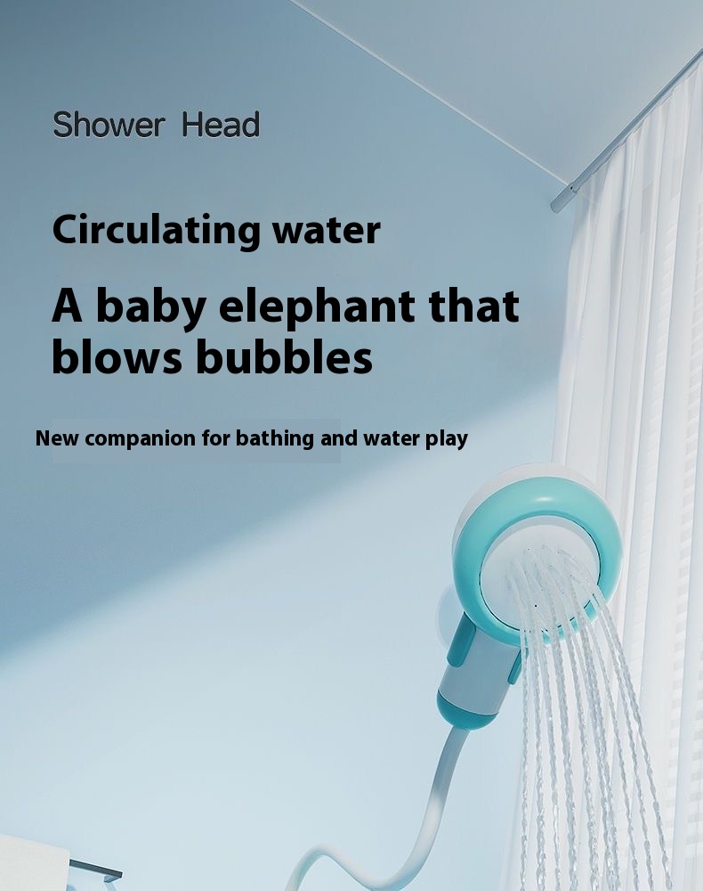 Electric Elephant Shower Bubble Machine Bath Toys