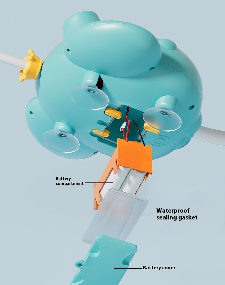 Electric Elephant Shower Bubble Machine Bath Toys