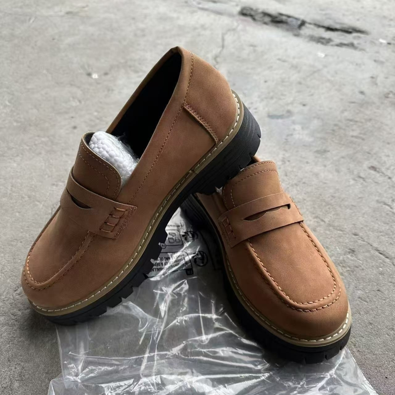 Fashion Flat Shoes Casual Matte British Style Women's Shoes - Image 5