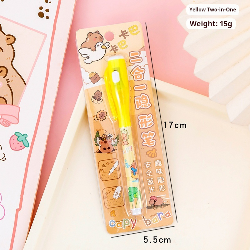 Creative Cartoon Invisible Fluorescent Pen Student Stationery