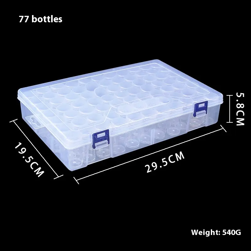 Diamond Painting Round Storage Boxed Diamond Plastic Bottle Storage Tool Box