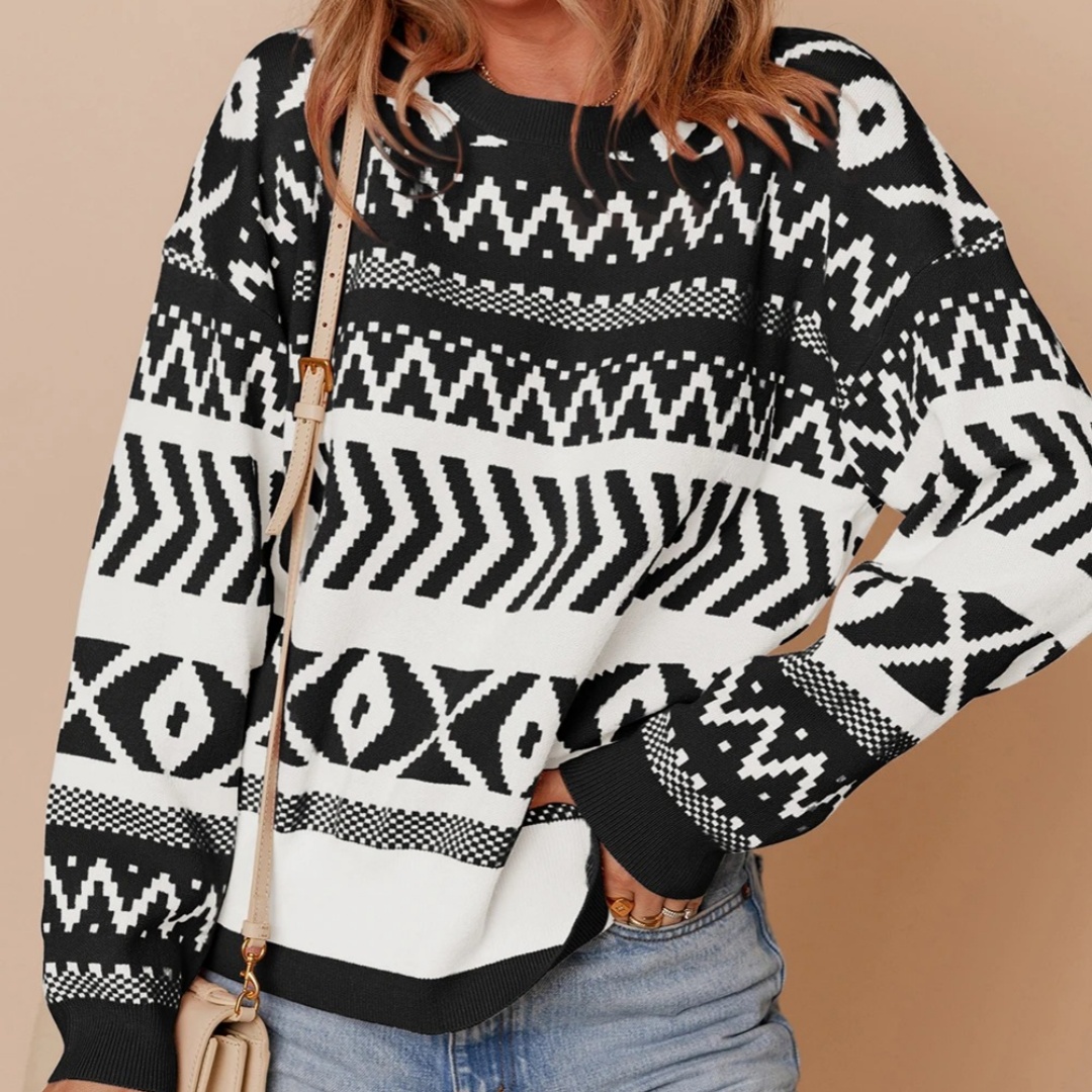 Women's Retro Loose Outer Wear Idle Style Inner Wear Sweater