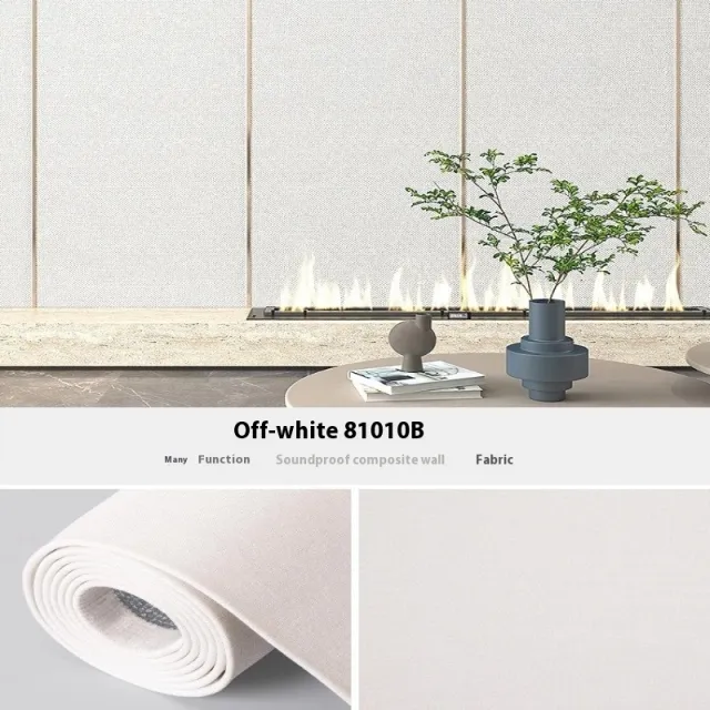 Linen Self adhesive Waterproof Seamless Wall Cloth Whole House Modern Minimalist Beige Conventional - Shop at LoveMi