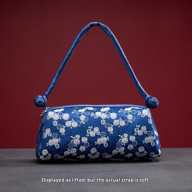 Vintage Silk Embroidery Ladies Hand Bag - Style 21