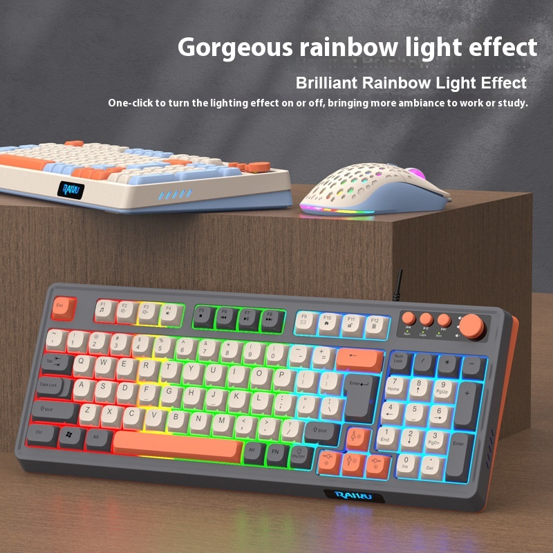 E-sports Games Keyboard And Mouse Set Mechanical Feeling Computer Key Mouse
