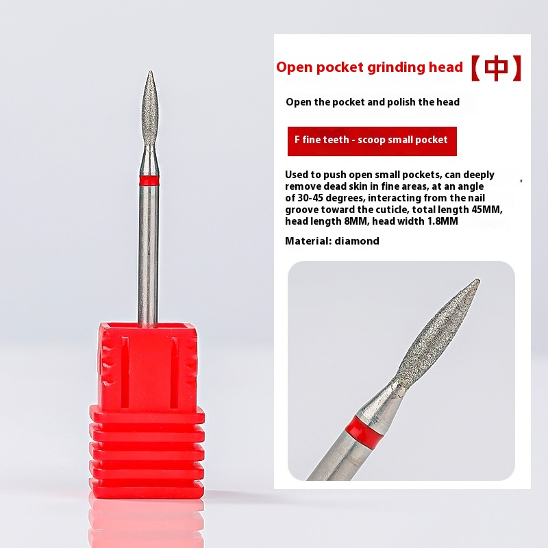 Pre-dismounting Polishing Head Set Of Diamond Sand For Manicure 9