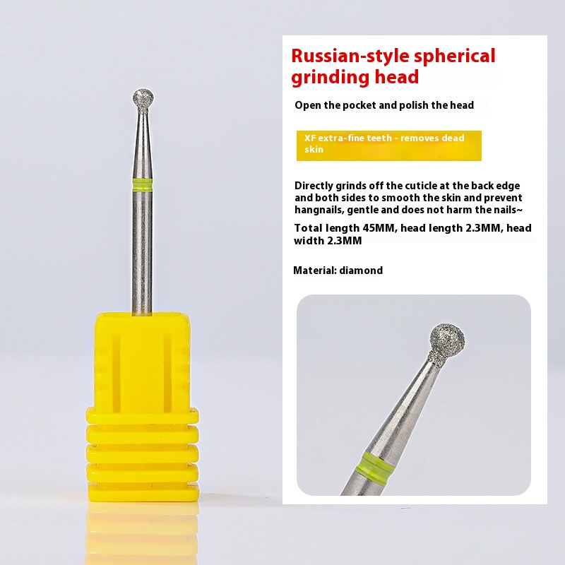 Pre-dismounting Polishing Head Set Of Diamond Sand For Manicure 12