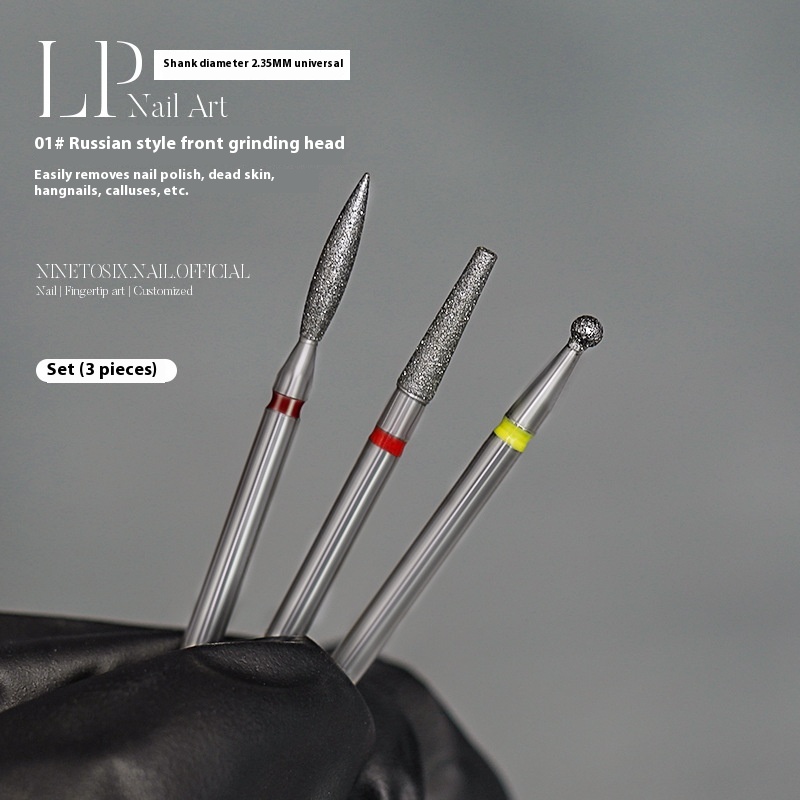 Pre-dismounting Polishing Head Set Of Diamond Sand For Manicure 6