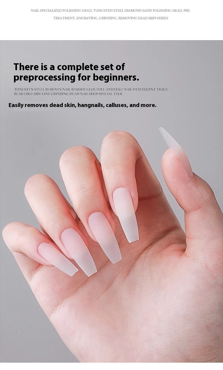 Pre-dismounting Polishing Head Set Of Diamond Sand For Manicure