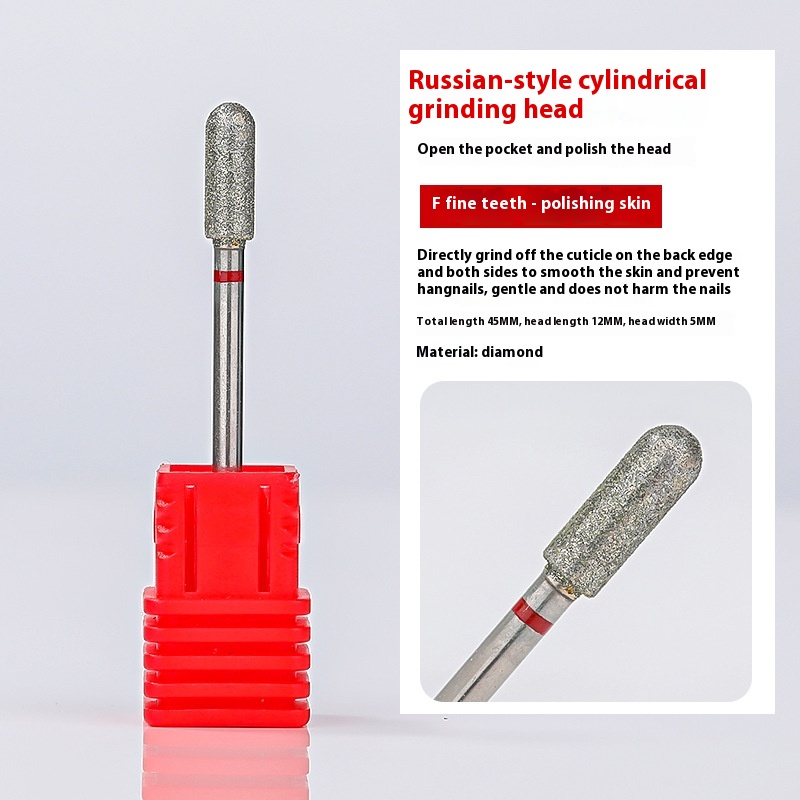 Pre-dismounting Polishing Head Set Of Diamond Sand For Manicure 17