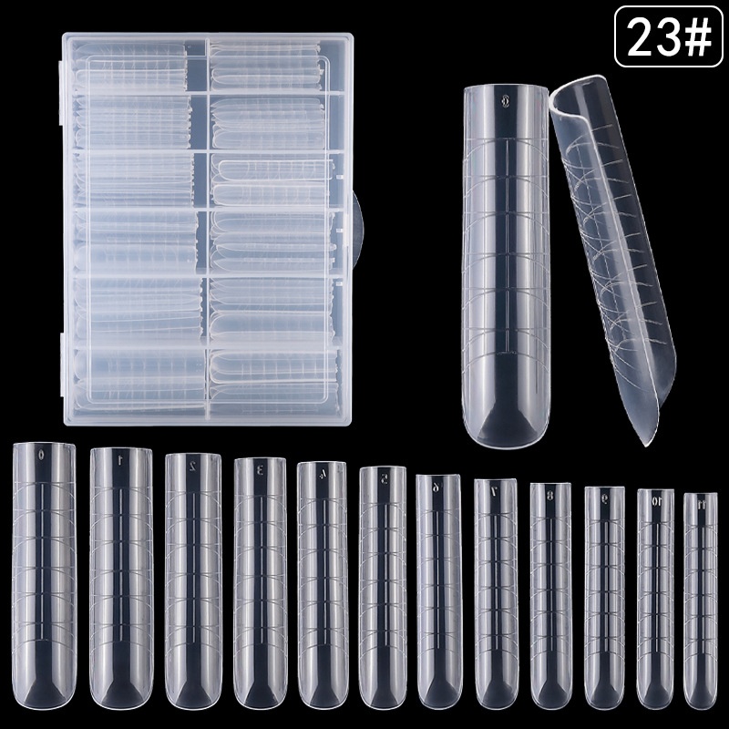 Beauty Crystal Extended Nail Mold With Scale Free Paper Cups Model