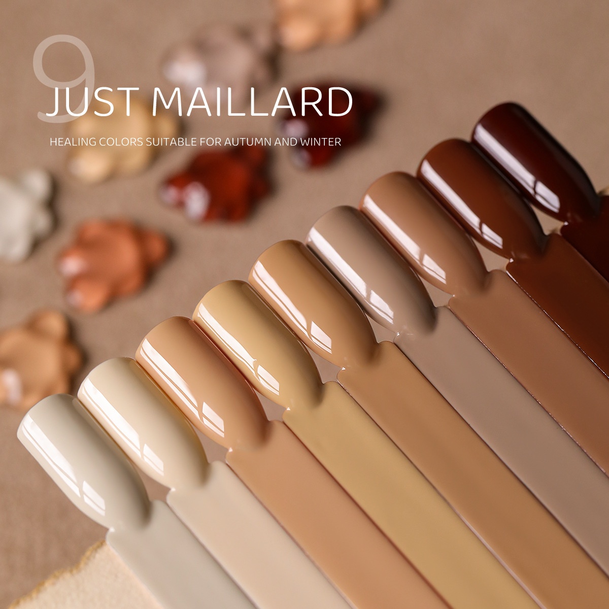 UV Polish Khaki Deerskin Brown Nail Salon Popular Color