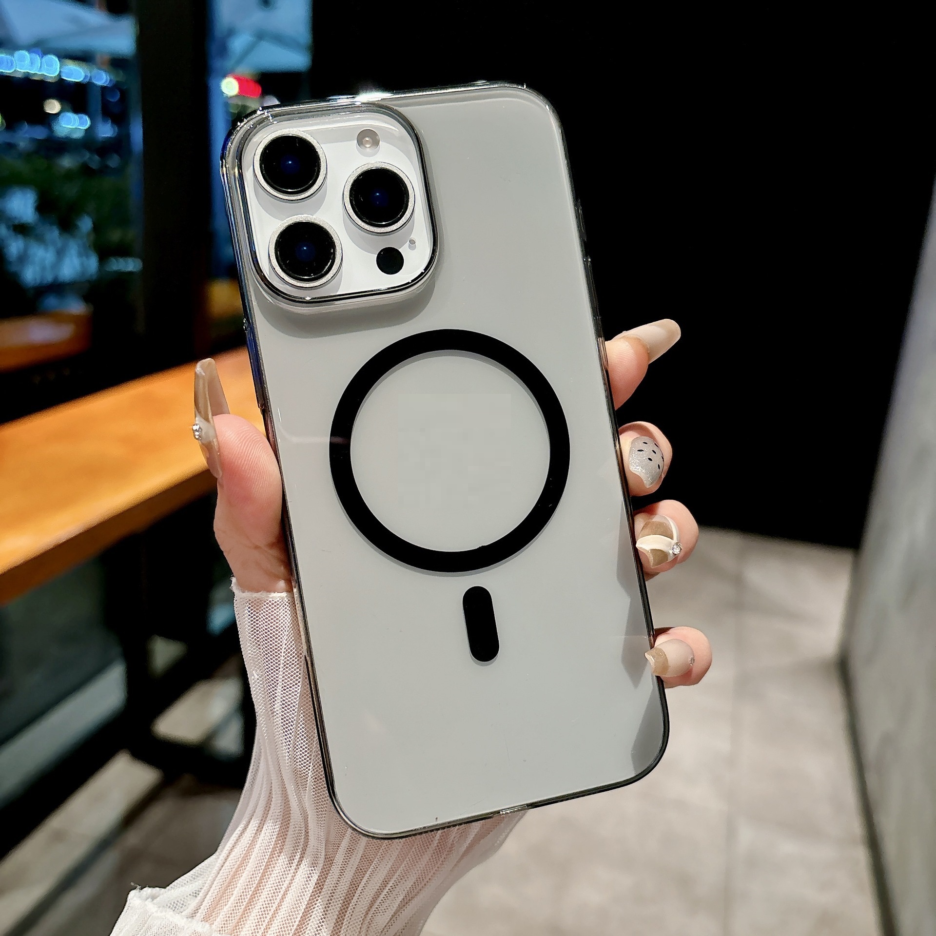 Magnetic Transparent PC Protective Cover Phone Case 903e8e58 6e27 4148 82bf A20bede32637