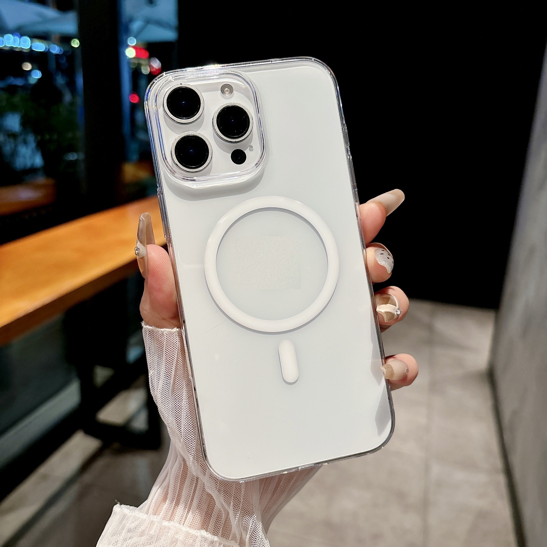 Magnetic Transparent PC Protective Cover Phone Case B1377885 F15f 404f A360 0e24488bf96d