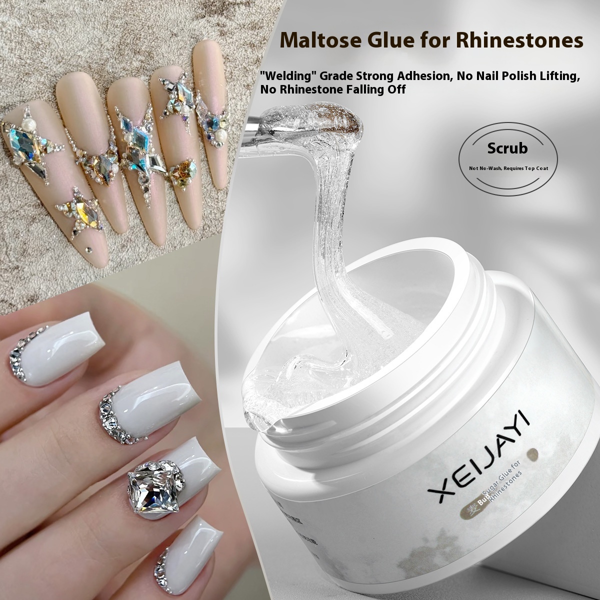 White Jar Construction Base Gel Shaping Reinforcement Construction Manicure Polish Gel 7