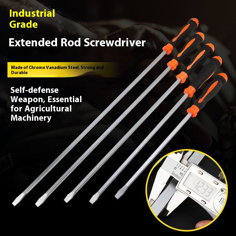 Lengthened Screwdriver High Hardness Long Brush Holder Thick Screws