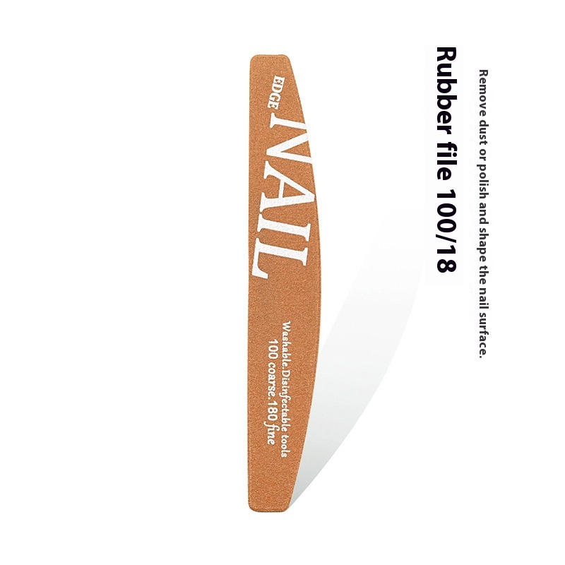 Manicure Nail File Polish Rub Pieces Nail Scissors Sponge Rub Burnishing Stick Nail Beauty Tool Set 5