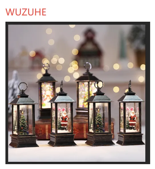 Christmas Simulation LED Flame Small Oil Lamp - Set2