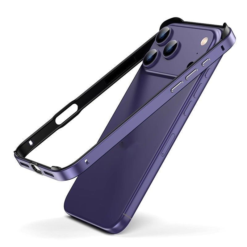 Phone Case Metal Aluminum Alloy Silicone Drop-resistant