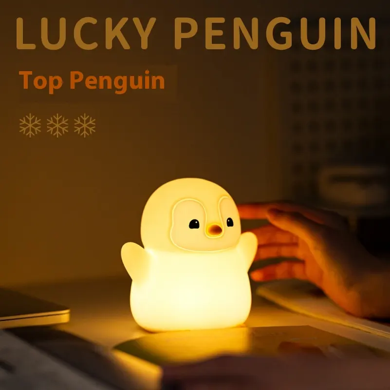 Household Penguin Small Night Lamp Ornaments