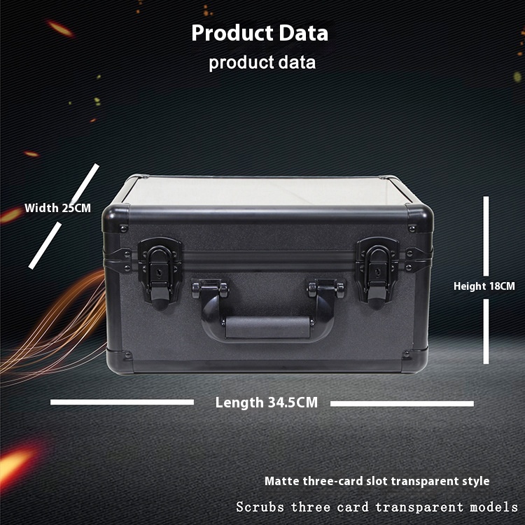 Card Brick Storage Box Aluminum Toolbox