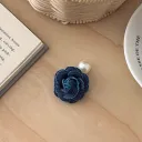Denim Blue Pearl Side Clip