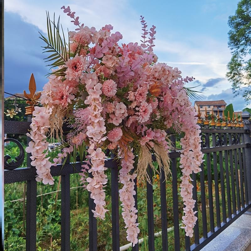 Wall Hanging Decoration Fashion Fake Flower Row