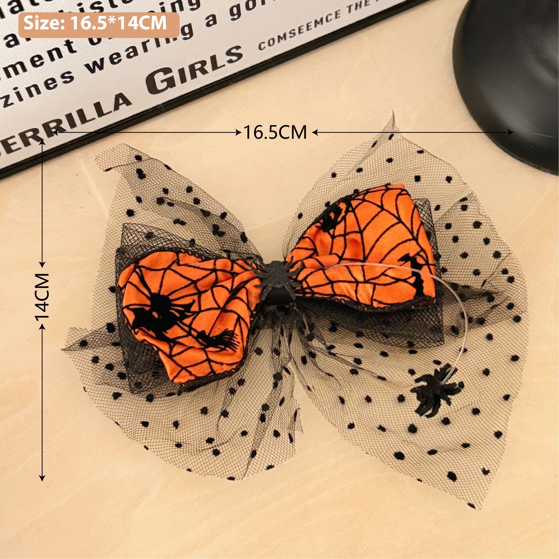 New Halloween Children's Bow Funny Barrettes 12