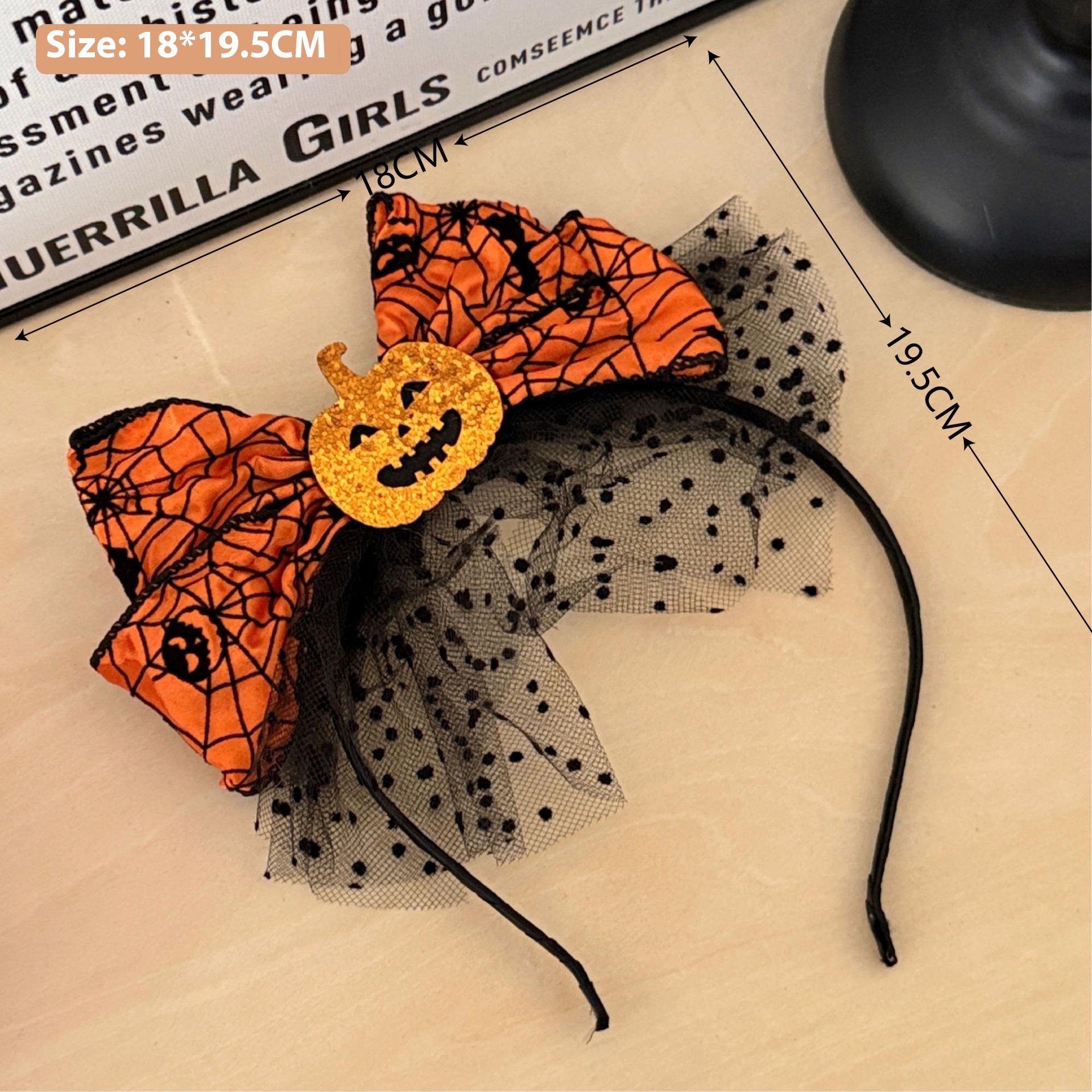 New Halloween Children's Bow Funny Barrettes 13