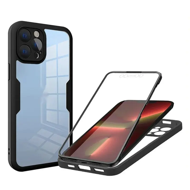 Shell Membrane Integrated Phone Case Drop-resistant Transparent Protective Case