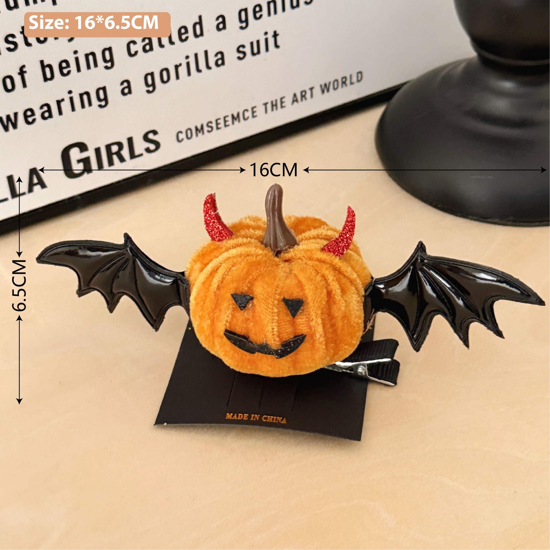 New Halloween Children's Bow Funny Barrettes 5