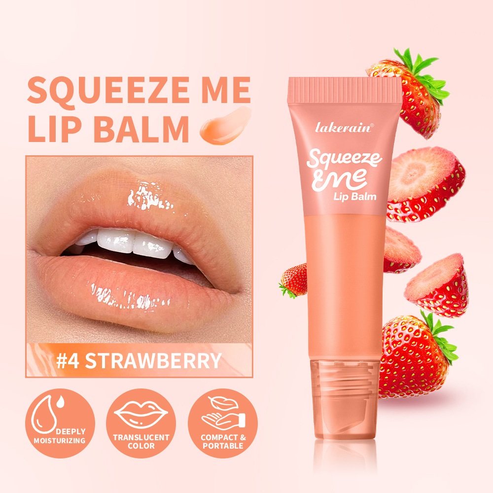 Sweet Fruit Flavor Moisturizing Squeeze Lip Balm 3