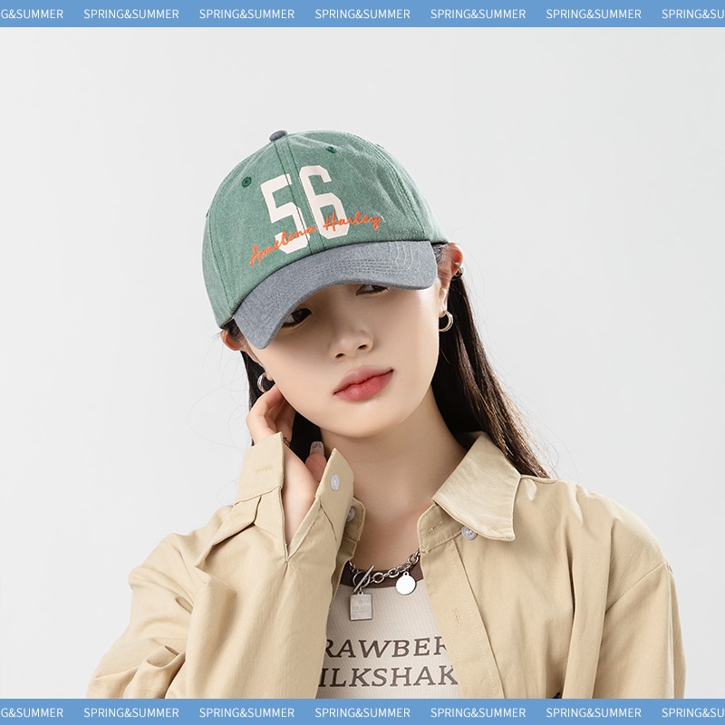 Plus Sized Deepening No.56 Baseball Cap — Oversize Sun-Proof Face Slimming Design