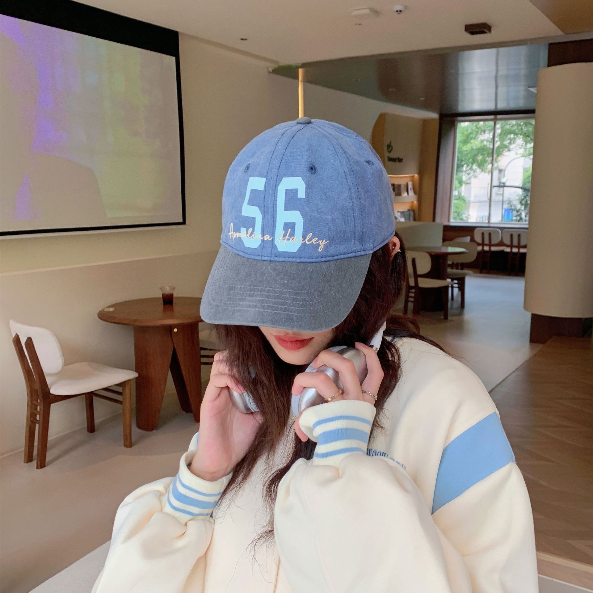 Plus Sized Deepening No.56 Baseball Cap — Oversize Sun-Proof Face Slimming Design