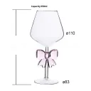 Bowknot Pinot Noir Wine Glass