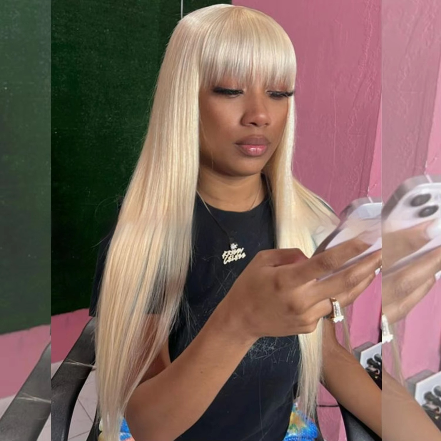 Full Mechanism Human Hair Wig Women