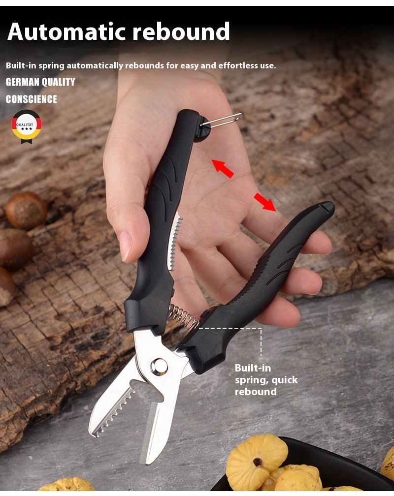 Kitchen Special Chestnut Opening Peeling Tool Scissors
