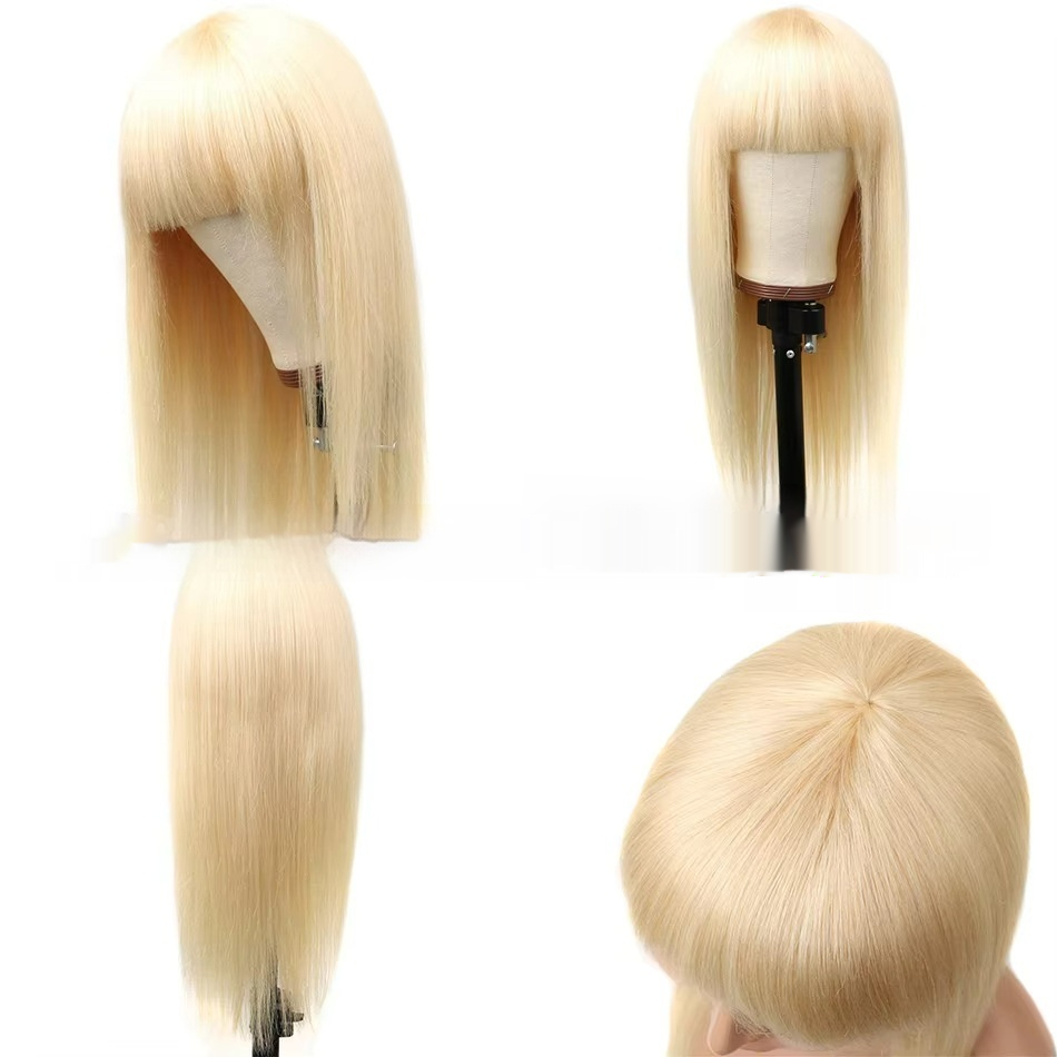 Full Mechanism Human Hair Wig Women 5