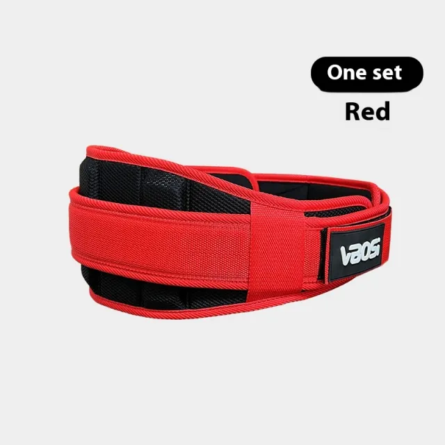 Fitness Waist Support Squat Weightlifting Hard Pull Push Training Adjustable Red - Shop at LoveMi