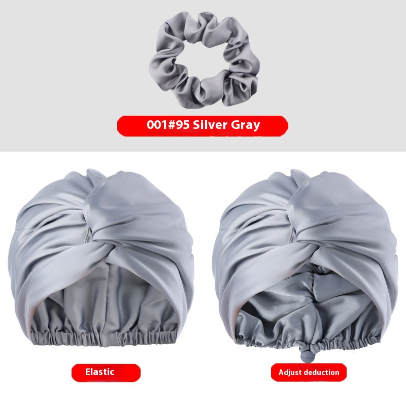 Women's Two-tier Adjustable Silk Makeup Cap