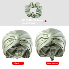 Women's Two-tier Adjustable Silk Makeup Cap - Elastic - View 1