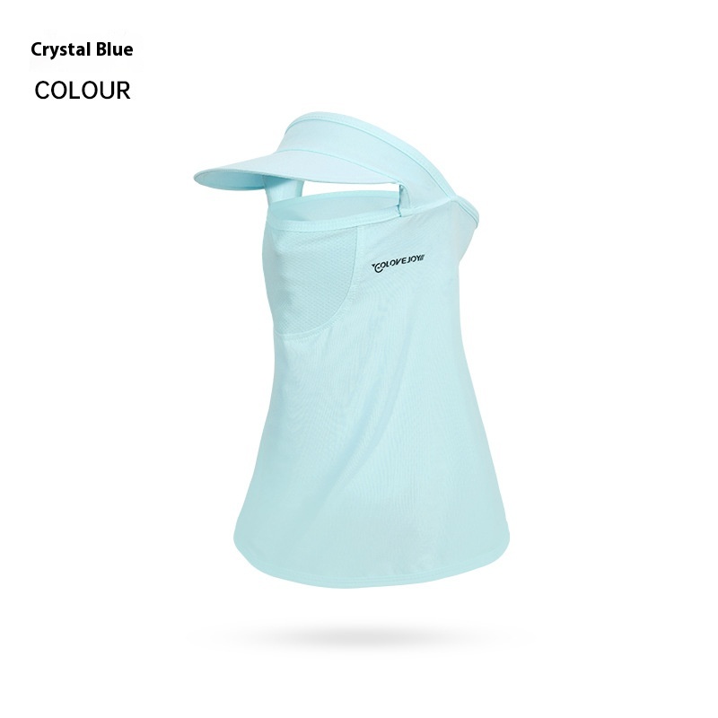 Summer Sunscreen Mask Ice Silk Outdoor Sunshade Face And Neck Protection