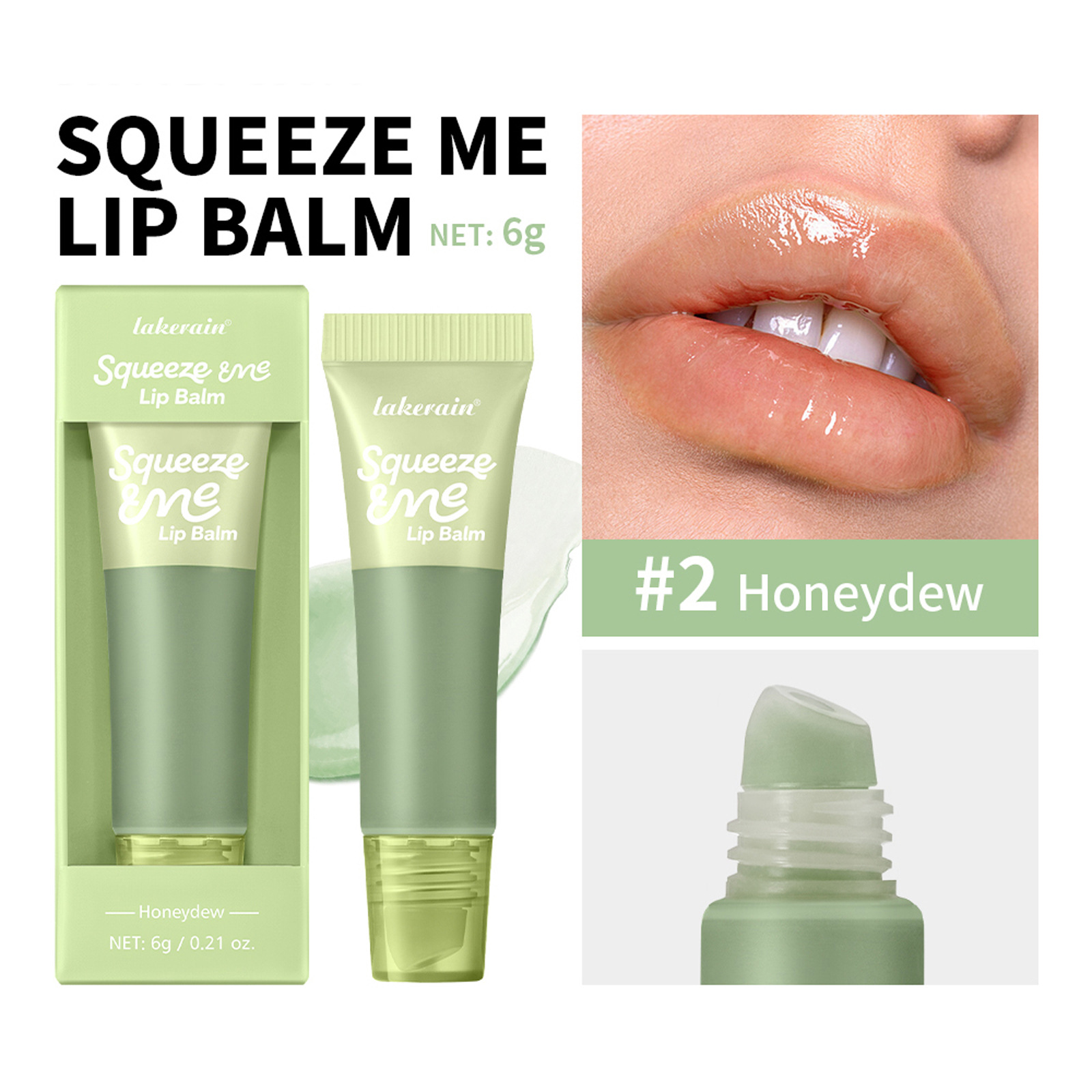 Sweet Fruit Flavor Moisturizing Squeeze Lip Balm 7