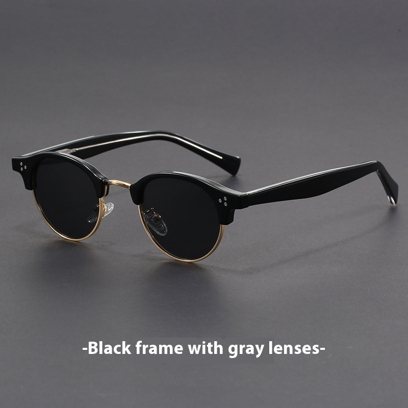 Black Gold Frame Gray Piece